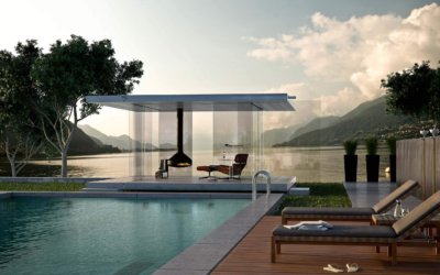 Wärmende Decke aus Glas