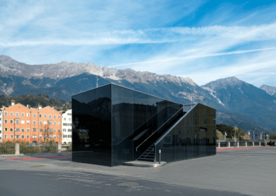 GM RAILING PLAN, Glasgeländer - Pumpwerk Innsbruck