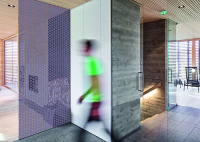 Textil im Glas – ein Hingucker