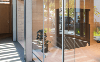 Ästhetische Glas Trennwand, effiziente Montage