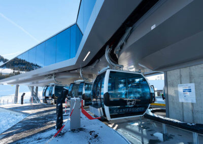 Mittelstation Saanlerslochbahn, gesichert durch VSG mit SentryGlas 5000 Verbundfolie