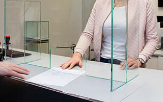 Glas Marte: Glasschutz gegen Corona-Viren